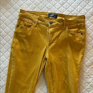 Old Navy Women's Yellow Skinny Jeans